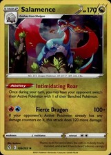 Salamence Holo Rare SWSH07: Evolving Skies 109/203 NM