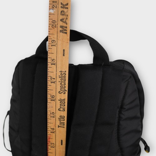 Vintage Nike Travis Scott Mini Swoosh Spell Out Rucksack Buchtasche Schwarz Gelb - Bild 6 von 6