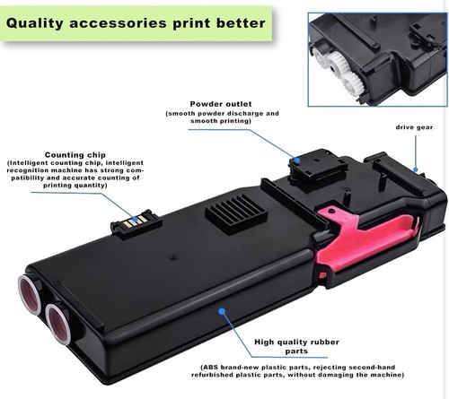 High Capacity Phaser 6600 WorkCentre 6605 Toner Cartridge 106R02228 106R02227 - Picture 5 of 7