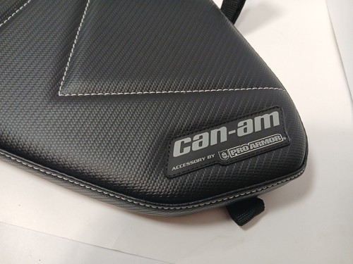 Can Am Front Door Cushion Black 280002351 Set 0f 2 LH RH with Zipper Pocket - Picture 5 of 6