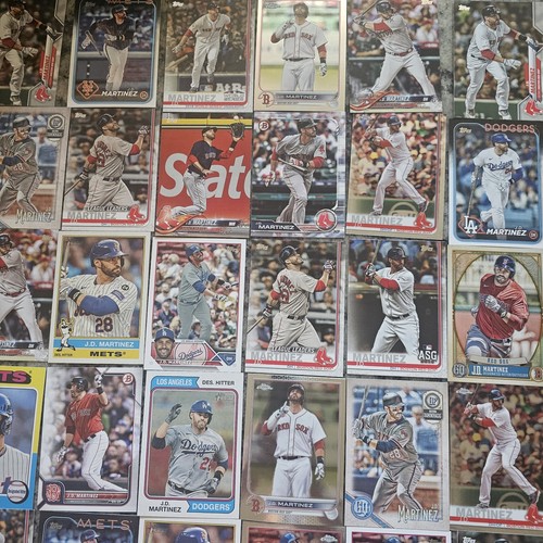 Mlb J.d. Martinez Card Lot Boston Red Sox/ Los Angeles Dodgers/ New York Mets - Picture 3 of 5