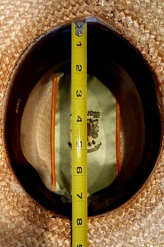 Vintage 1920s Wormser Boater Hat  - Picture 15 of 17