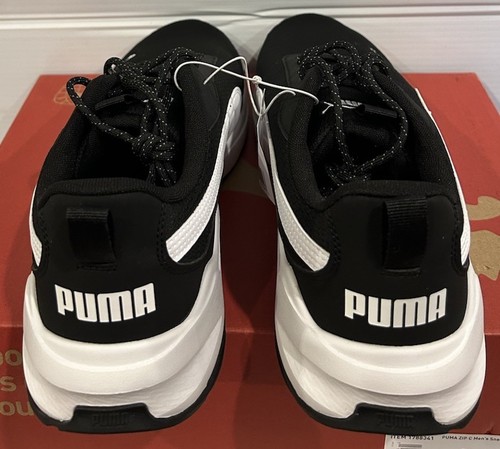 ¡¡NUEVO!! Zapatillas Puma Zip C para hombre - negras/blancas - talla 10 de EE. UU. - Imagen 3 de 10