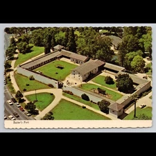 Vintage Postcard Sutter's Fort Sacramento California 1968 Unposted Historic View