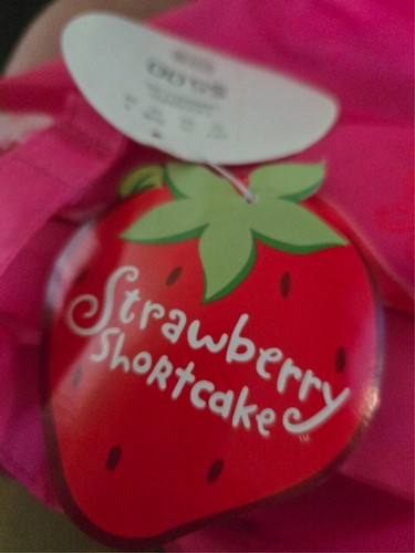 Vintage 2004 Strawberry Shortcake Folding Umbrella Sunny Rainy Days tags - Picture 9 of 9