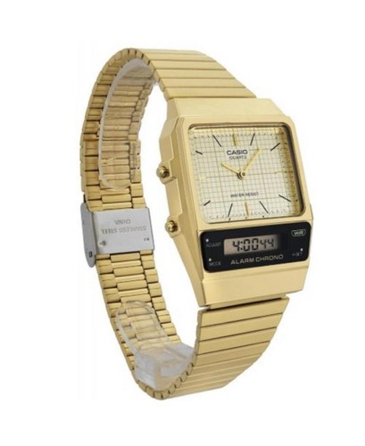 CASIO Men Digital Quartz Casual Watch Classic Dress Gold color Dial Waterproof R - Picture 7 of 7