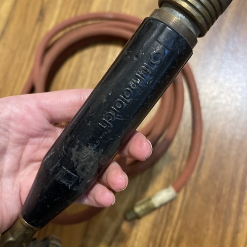 Turbotorch Acetylen Brenner Körper Griff Hergestellt in den USA Schwarz 12’ Roter Schlauch - Bild 6 von 10