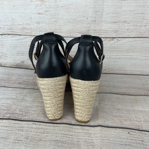 Kate Spade Tianna Damengröße 9B Keilabsatz-Espadrille-Sandalen Leopardenmuster - Bild 5 von 11