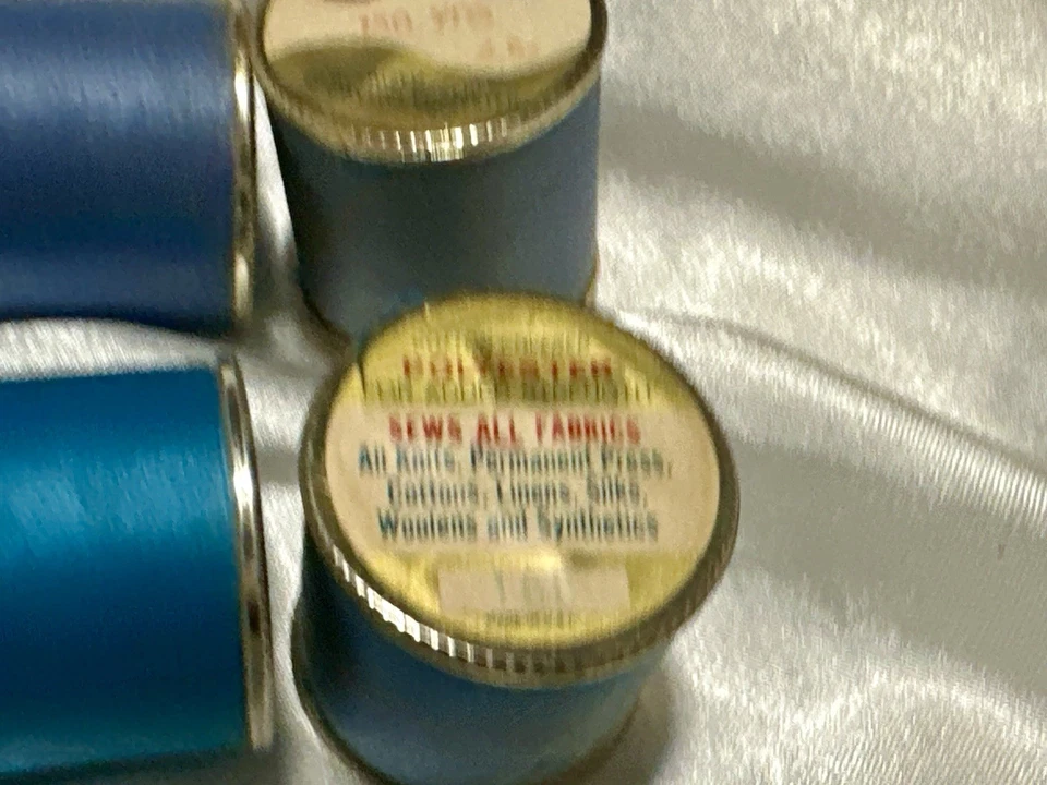 LOT of 10 J&P Coats BLUE #168 & #171 Thread 300 Yd VARIOUS - Image 3 of 4