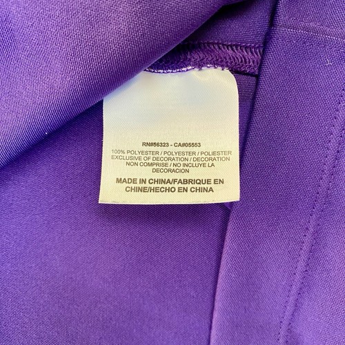 Nike Colorado Rockies Polo Men’s L Purple MLB Baseball Short Sleeve Golf Shirt - Picture 7 of 9