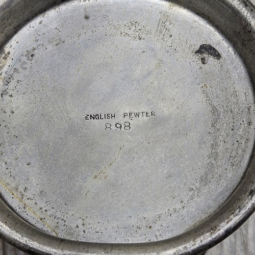 Vintage English Pewter Tankard Mugs Set of 2 Beer Ale Cups Rustic Barware 898 UK - Picture 6 of 8
