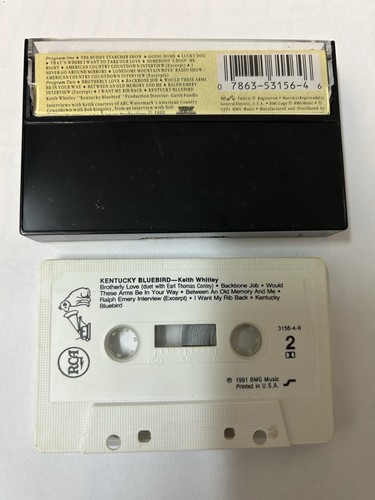 Keith Whitley Kentucky Bluebird [Cassette] 1991 BMG Music - FREE Shipping - Foto 2 di 2