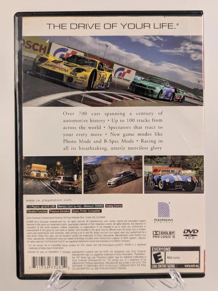 Gran Turismo 4 (Sony PlayStation 2, PS2)➡️No Manual - Tested - Near Mint 📀! - Image 2 of 4
