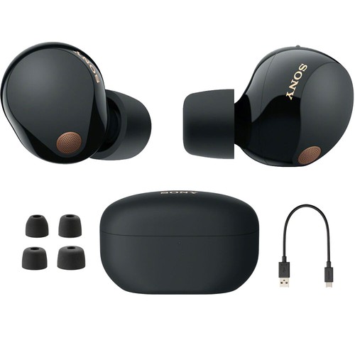 Sony WF-1000XM5 Industry Leading Noise Canceling Truly Wireless Earbuds (Black) - Zdjęcie 3 z 12