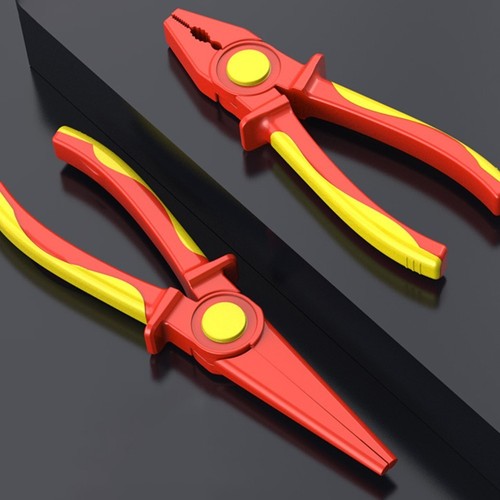 Insulated Pliers for Electricians 1000V Safety with Forged Steel and TPE Handle - Picture 2 of 22