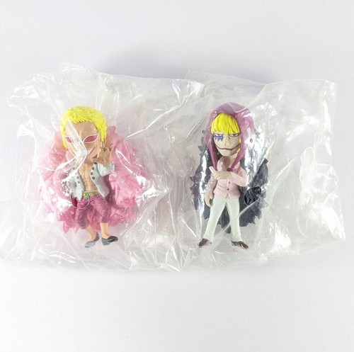 Conjunto de 2 figuras de Doflamingo y Corazón de una pieza muñecas de anime coleccionables