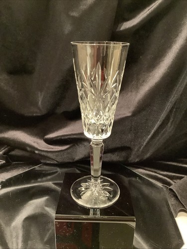 LENOX Crystal Charleston Champagne Fluted Glass 8" Signed Vintage 5 oz - Picture 3 of 5