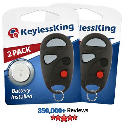 2 Keyless Remote Car Key Fob for 2000 2001 Nissan Maxima Infiniti I30 NHVWBU43