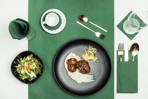 Corredor de mesa Airlaid 40cm x 24m rollo con perforación para acortar fácilmente mesab - Imagen 125 de 215