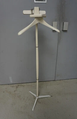 Lord Union Stummer Diener Herrendiener Garderobenständer weiß 60/70er (F024-427) - Bild 1 von 4