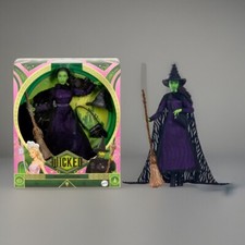 🔥Mattel Creations Wicked Deluxe Elphaba Fashion Doll and Accessories BNWT💥