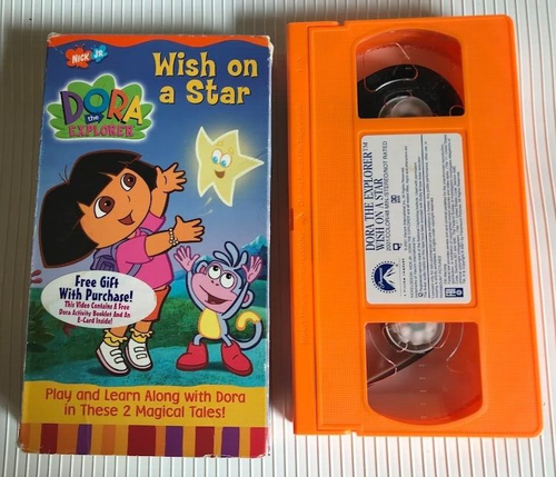 DORA THE EXPLORER~WISH ON A STAR~VHS, 2001~2 MAGICAL TALES~NICK JR~1+SHIP - Picture 7 of 7