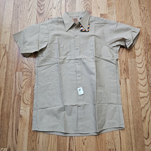 Vintage Big Ben by Wrangler Shirt M 15/15.5 38-39 CM Short Sleeve Button Up NWT
