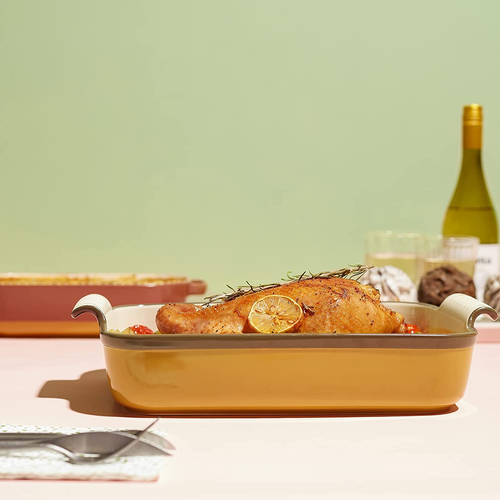 9X13 Baking Pan Large Baking Dish 120 Oz Pan Ceramic Bakeware for Cooking Gifts - Picture 10 of 12