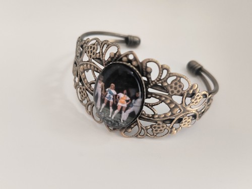 Abba Band Vintage Bronze Colour Bangle Bracelet - Picture 2 of 3