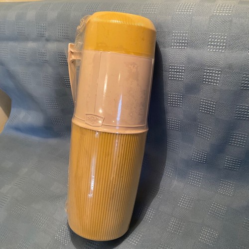 Vintage Thermos Model #6402 Harvest Gold Quart Size King Seeley SEALED - READ - Picture 11 of 11