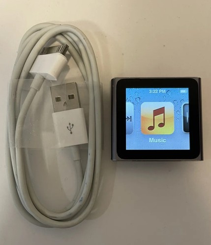 Apple iPod nano 6th Generation Graphite (8 GB) Works Great - Picture 1 of 11