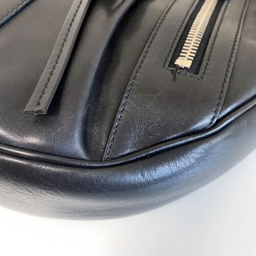 Bolso de hombro de cuero negro SAINT LAURENT YSL Archive - Imagen 10 de 17