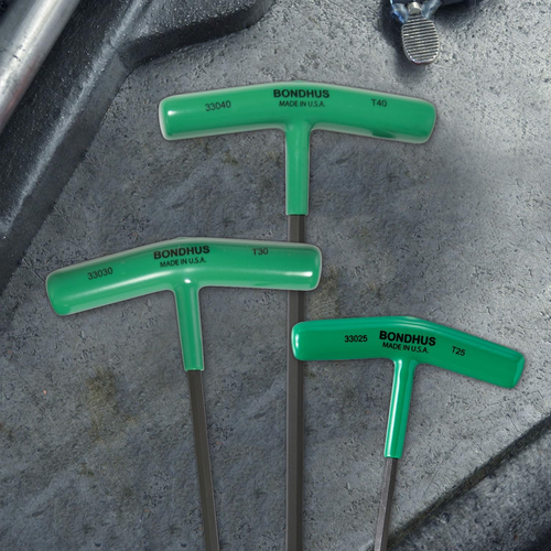 33034 Set of 8 Star T-Handles, Graduated Lengths, Sizes T9-T40 - Picture 5 of 5