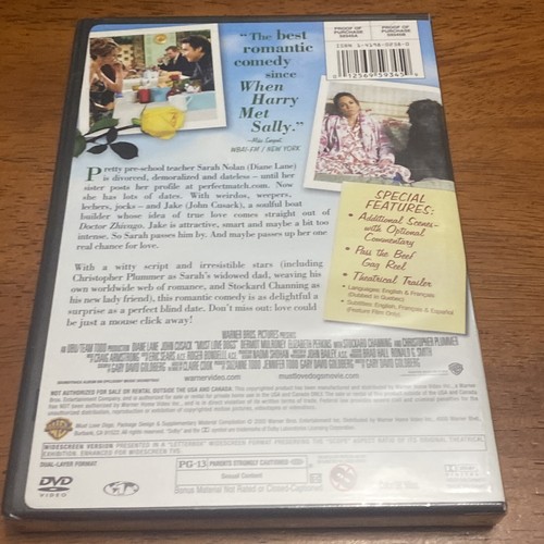 Must Love Dogs Romantic Comedy (DVD, 2005, Widescreen) Diane Lane John Cusack - Picture 2 of 3