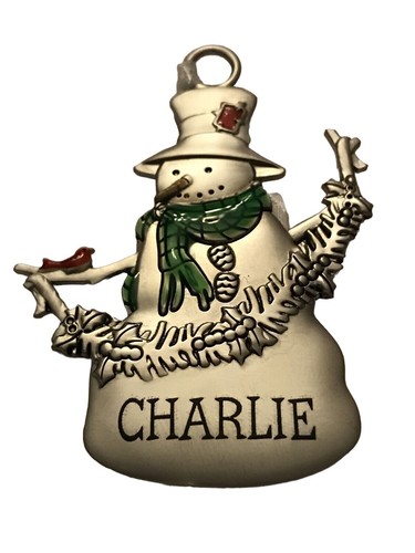 Hallmark Metal Snowman Ornament Personalized Name Special People You Pick! - Picture 45 of 118