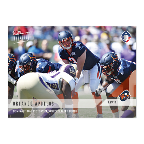 2019 TOPPS NOW AAF #36-41 WEEK SEVEN 6-CARD BUNDLE - Picture 4 of 12