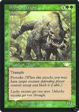 Magic the Gathering BRONTOTHERIUM #119/145 FOIL Uncommon Green Unplayed 2003