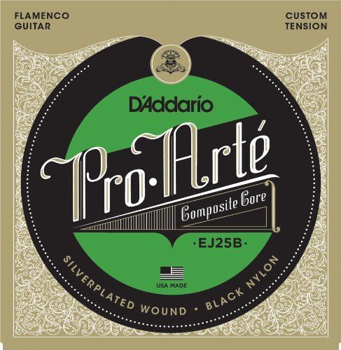 D'Addario EJ25B Pro-Arte schwarze Nylon Composite Flamenco-Gitarrensaiten - Bild 1 von 1