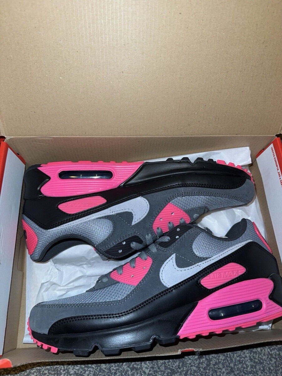 Nike Air Max 90 DM0029 010 Men's Size Shoes Cool Grey/Hyper