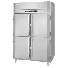 Victory HSA-2D-1-PT-HD Pass-Thru Heated Cabinet with Half Door