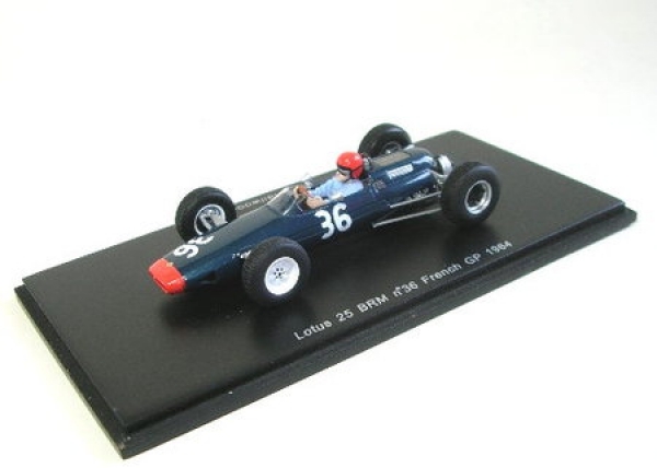 Lotus 25 BRM No. 36 m. Hailwood French gp 1964 Lotus 25 BRM No. 36 m. Hailwood French gp 1964
