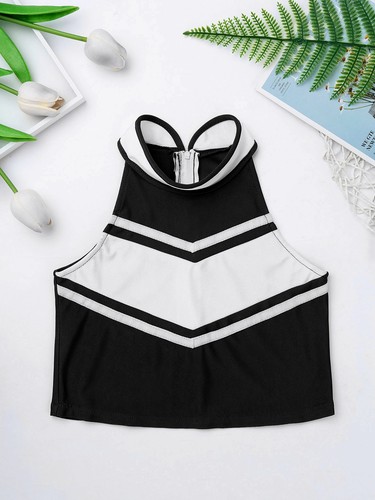 Girls Cheer Leader Costume Team Uniform School Cheerleading Fancy Dress Outfit - Picture 31 of 59