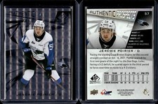 2021-22 CHL SP Game Used Authentic Prospects Silver Foil Jeremie Poirier /249
