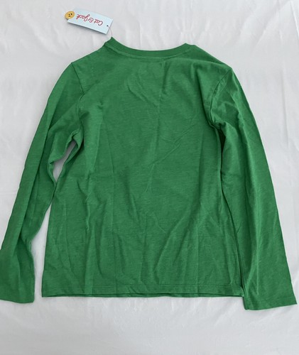 Cat & Jack Boys Green Astronaut Christmas Long Sleeve Shirt Size M(8) NWT - Picture 2 of 4