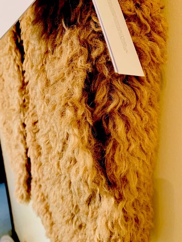 UGG Tammie Kunstfell vorne Druckknopfverschluss lange Weste kamelbraun neu mit Etikett Größe M $ 168,00 - Bild 5 von 8