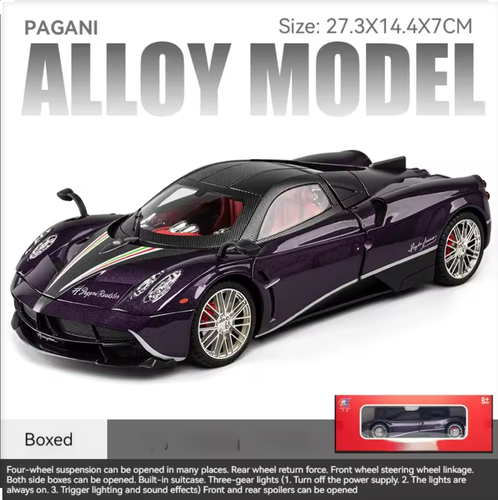 1/18 Pagani Huayra Dinastia Alloy Sports Car Model Diecasts Metal Racing Car - Picture 11 of 14