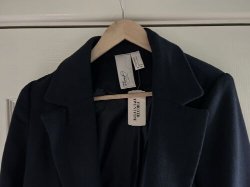 Brand New Ladies Forever 21 Navy Blue Coat - Size Medium - Picture 2 of 16