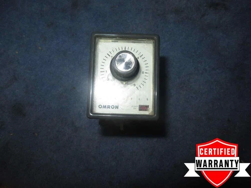 OMRON STPMNHAG TIMER 0-30MINUTE ANALOG 8PIN 120VAC 60HZ 1 Year Warranty