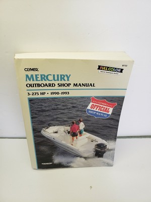 Clymer Mercury Outboard Motor Shop Manual 3-275 HP 1990-1993 9780892875689 | eBay