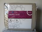 Sleep Number Smart Bed Skirt Sand Expanded Queen Mattress Box Spring FlexFit New